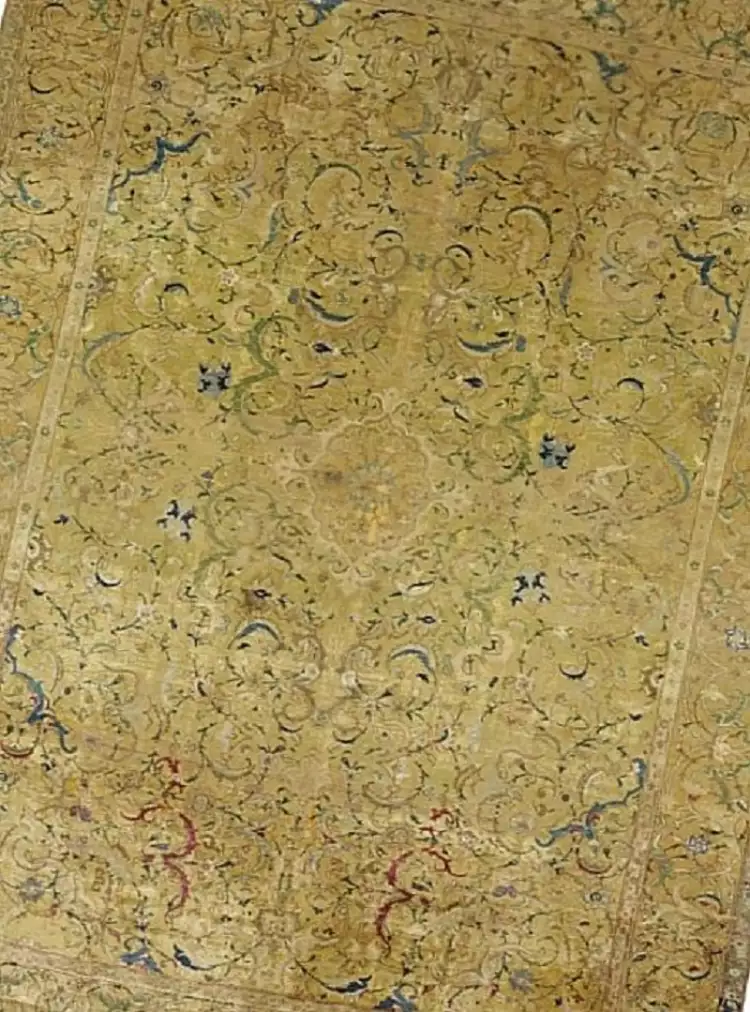 Самые дорогие ковры. Шелковый исфаханский ковер 16 века