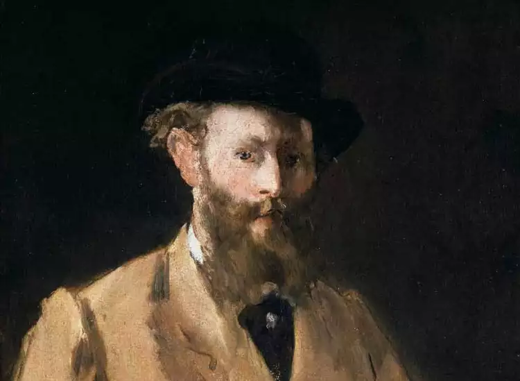 Эдуард Мане. «Автопортрет с палитрой» (фрагмент), 1878 Эдуард Мане. «Автопортрет с палитрой» (фрагмент), 1878