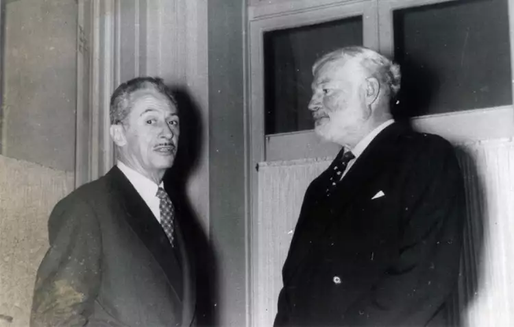 Шарль Ритц и Эрнест Хемингуэй