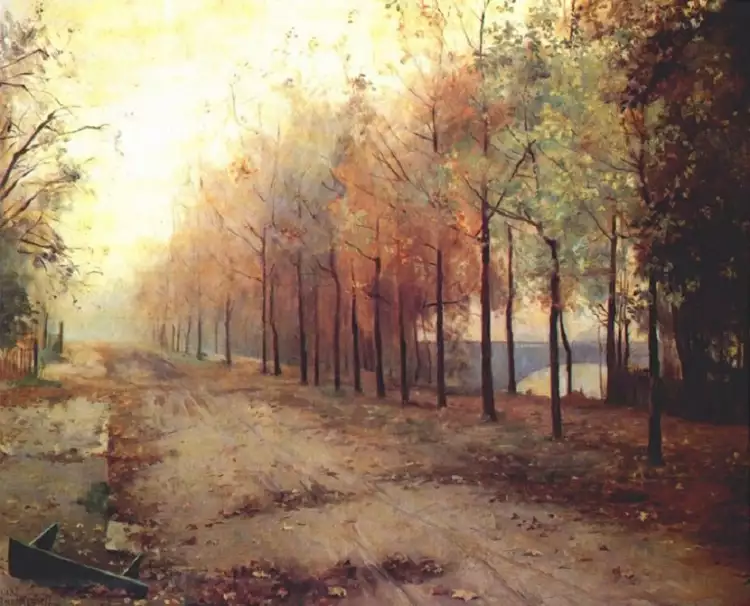 Мария Башкирцева. Картина «Осень», 1883 Мария Башкирцева. Картина «Осень», 1883