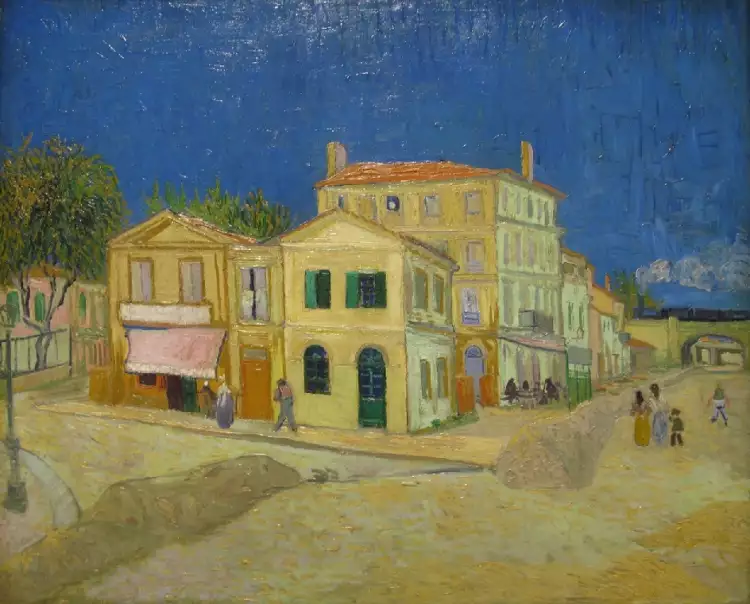 Винсент Ван Гог. Картина «Жёлтый дом», 1888 Винсент Ван Гог. Картина «Жёлтый дом», 1888