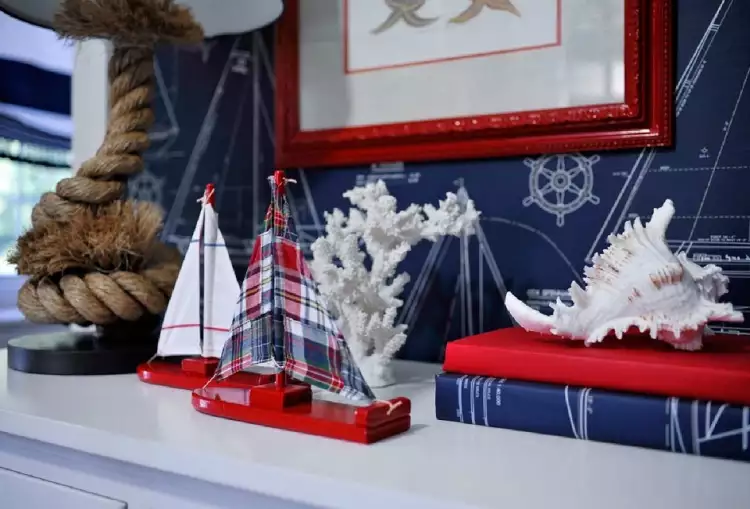 Морской стиль в интерьере. Декоративные безделушки в морском стиле
