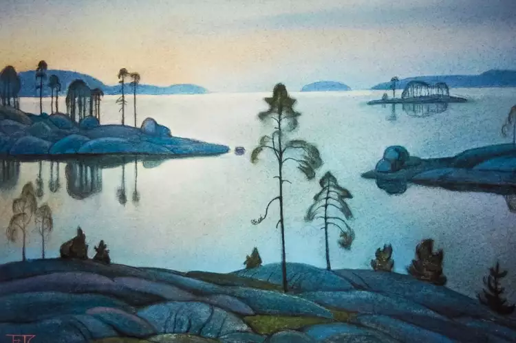 Космизм. Картина Смирнова-Русецкого