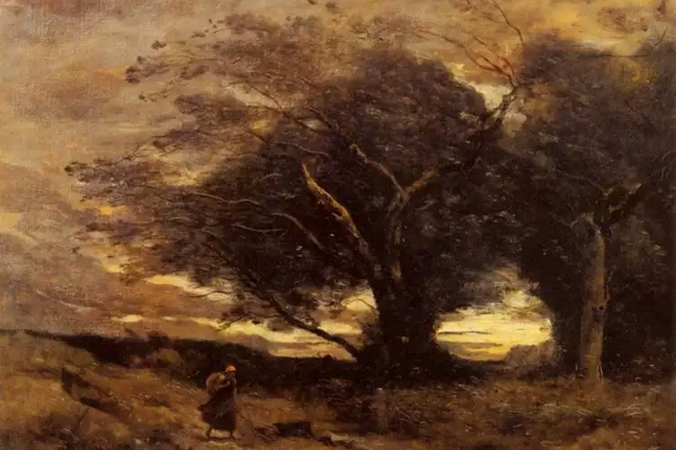 Камиль Коро. «Порыв ветра», 1860 Камиль Коро. «Порыв ветра», 1860