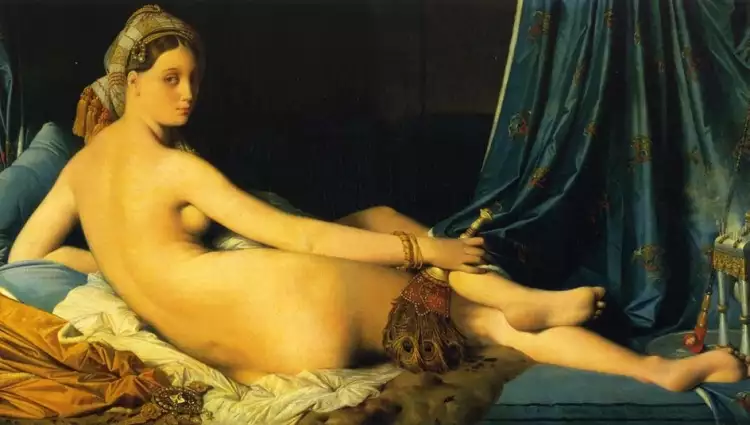 Академизм. Жан Огюст Доминик Энгр. «Большая одалиска», 1814 Академизм. Жан Огюст Доминик Энгр. «Большая одалиска», 1814