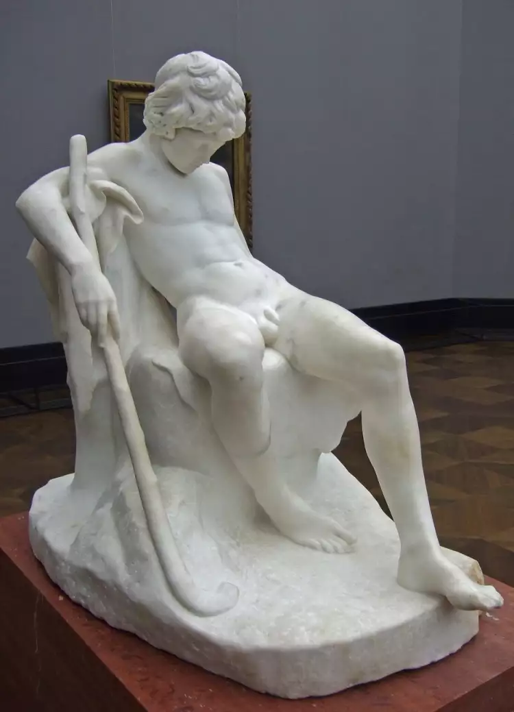 Адольф фон Хильдебранд. Скульптура «Спящий пастушок», 1871-1873 Адольф фон Хильдебранд. Скульптура «Спящий пастушок», 1871-1873