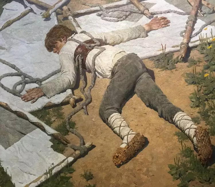 Гелий Коржев. Картина «Егорка летун», 1980