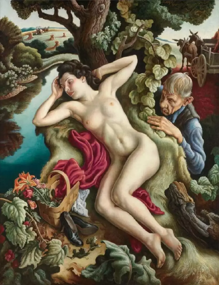 Томас Харт Бентон. Картина «Персефона», 1939