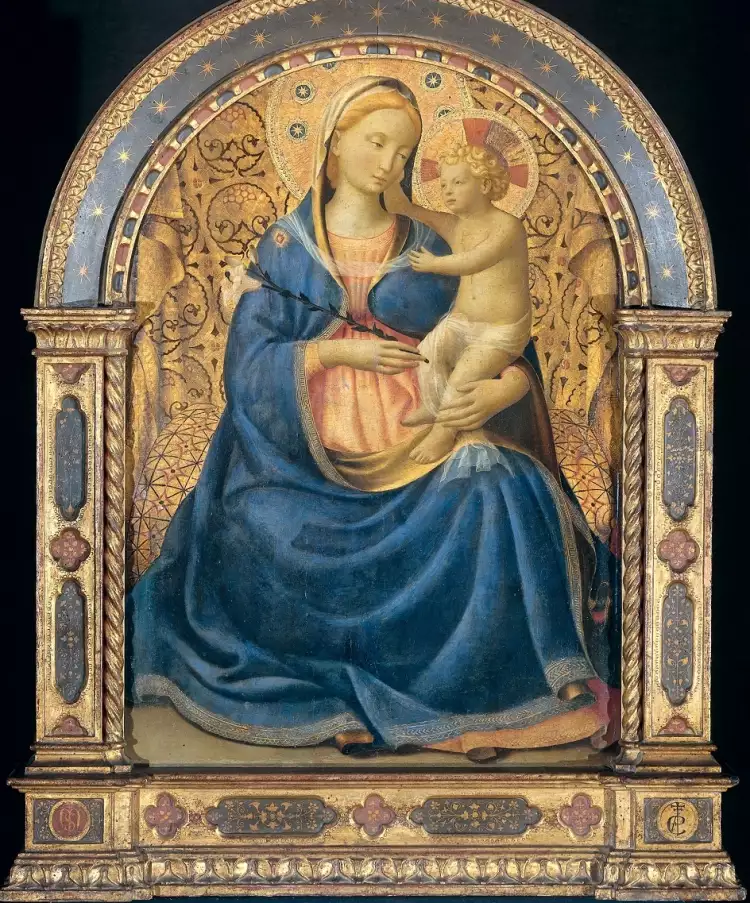 Фра Беато Анджелико. Картина «Мадонна с лилией», 1445