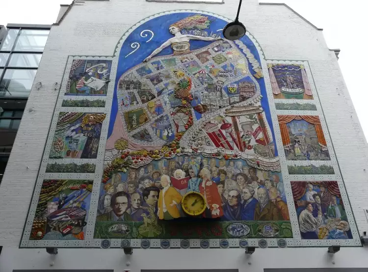 Панно. Мурал «Дух Сохо», 1991 Панно. Мурал «Дух Сохо», 1991