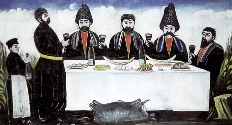 Нико Пиросмани. Кутеж Нико Пиросмани. Кутеж