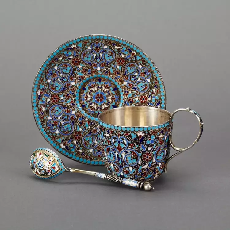 Gustav Klingerts Silber. Teeservice Gustav Klingerts Silber. Teeservice