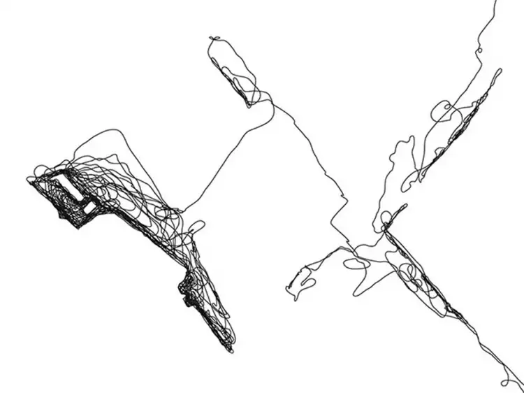 Абстракции Тима Ноулза. Маршрут ночного блуждания