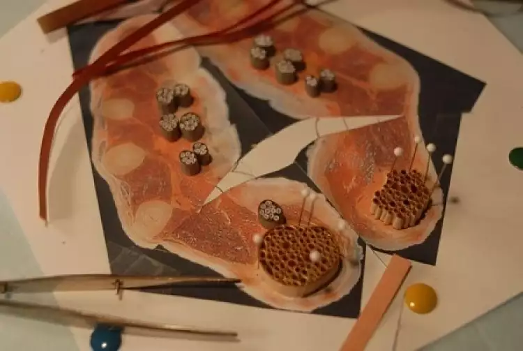 Лиза Нильссон. Будущий квиллинг-шедевр в процессе изготовления