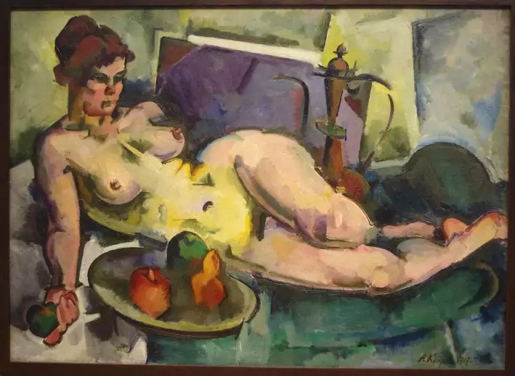 Александр Куприн. Картина «Лежащая обнаженная», 1917