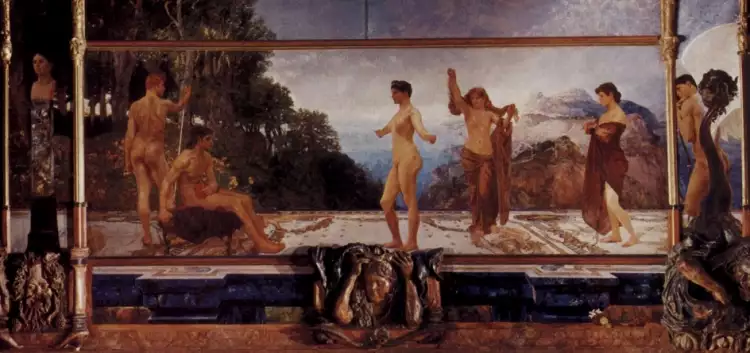 Макс Клингер. Картина «Суд Париса», 1886-1887 Макс Клингер. Картина «Суд Париса», 1886-1887