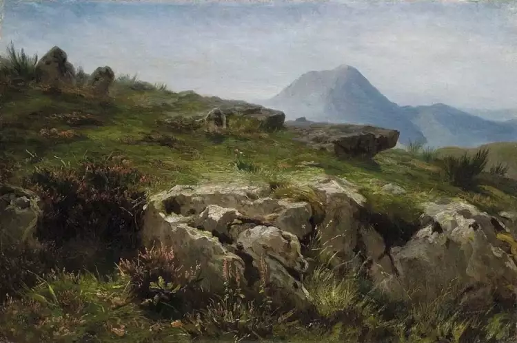 Киммерийская школа живописи. Лагорио Лев. Гористое плато, 1870