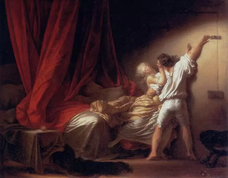 Rococo. Jean-Honoré Fragonard. Le Verrou, 1776-1779 Rococo. Jean-Honoré Fragonard. Le Verrou, 1776-1779