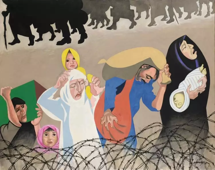 Андре Фужерон. Картина «Время, в котором мы живем», 1990