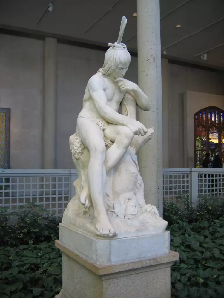 Огастес Сент-Годенс. Скульптура «Гайавата», 1872 Огастес Сент-Годенс. Скульптура «Гайавата», 1872