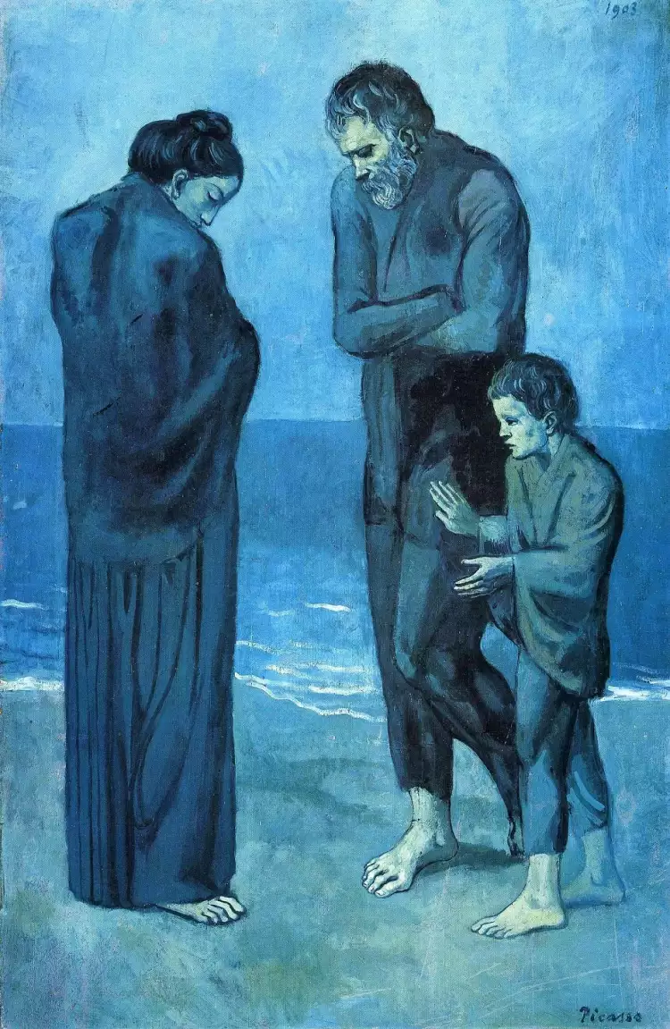 Pablo Picasso. The tragedy, 1903