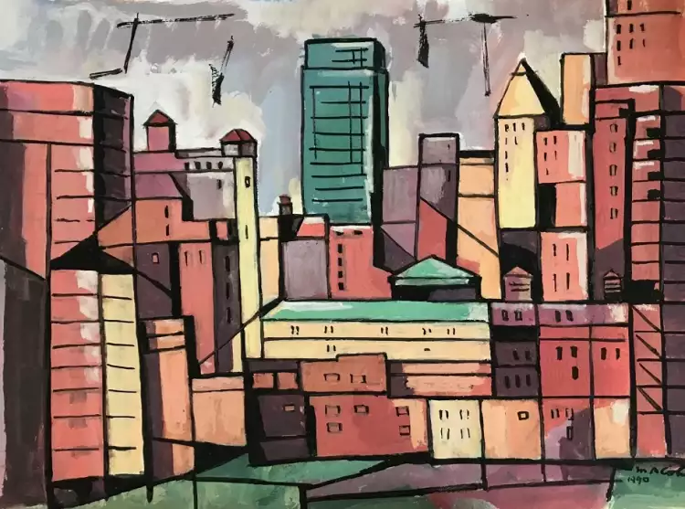 Макс Артур Кон «McGraw Hill Building 1990-G2», 1990