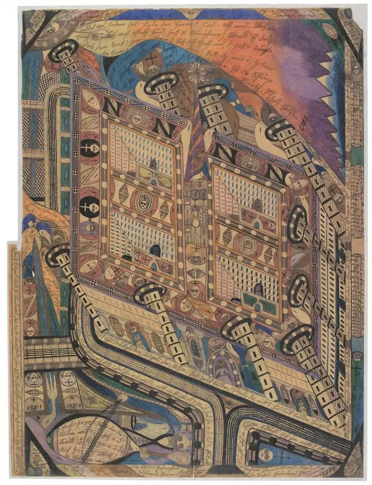 Арт брют. Адольф Вёльфли. Ментальный приют Арт брют. Адольф Вёльфли. Ментальный приют