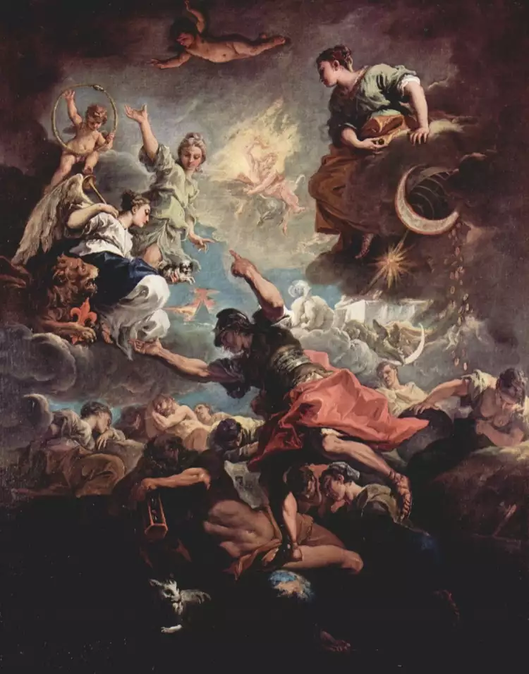Себастьяно Риччи. Картина «Аллегория Тосканы», 1706-1707 Себастьяно Риччи. Картина «Аллегория Тосканы», 1706-1707