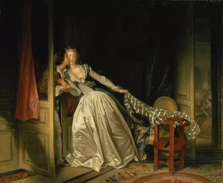 Rococo. Jean-Honoré Fragonard. Le Baiser à la dérobée, 1787 Rococo. Jean-Honoré Fragonard. Le Baiser à la dérobée, 1787