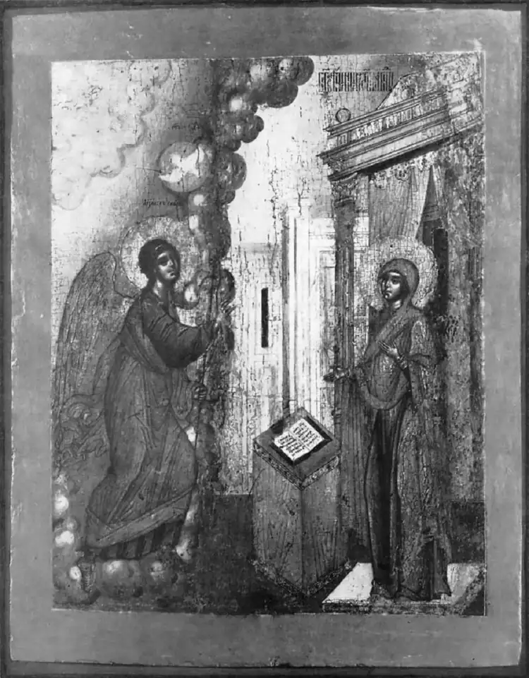 Лучшие русские иконописцы 16-18 вв. Симон Ушаков, Благовещенье