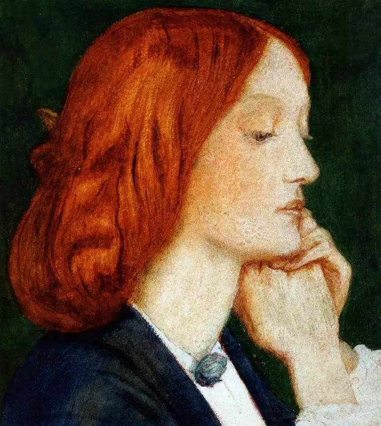 Данте Габриэль Россетти. «Портрет Элизабет Сиддал», 1854 Данте Габриэль Россетти. «Портрет Элизабет Сиддал», 1854