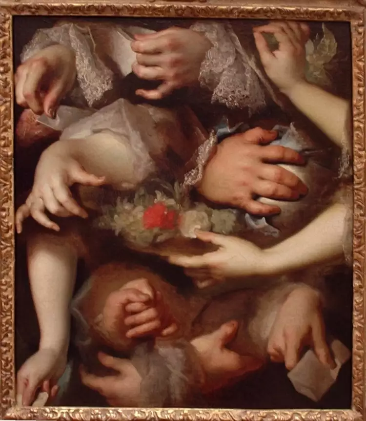 Николя де Ларжильер. Картина «Эскизы рук», 1714