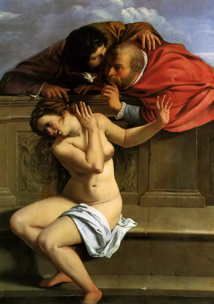 Артемизия Джентилески. «Сусанна и старцы», 1610 Артемизия Джентилески. «Сусанна и старцы», 1610
