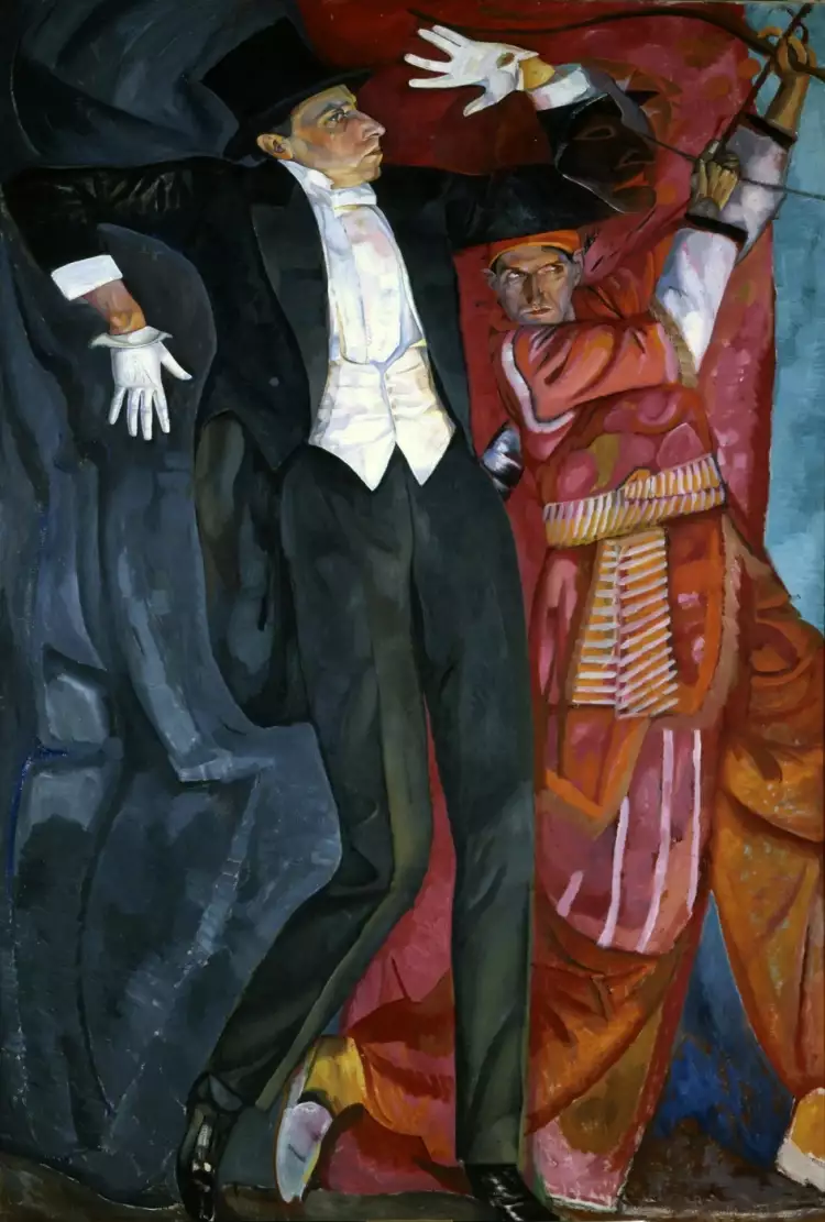 Portrait. Boris Grigoriev. Portrait of Vsevolod Meyerhold, 1916 Portrait. Boris Grigoriev. Portrait of Vsevolod Meyerhold, 1916