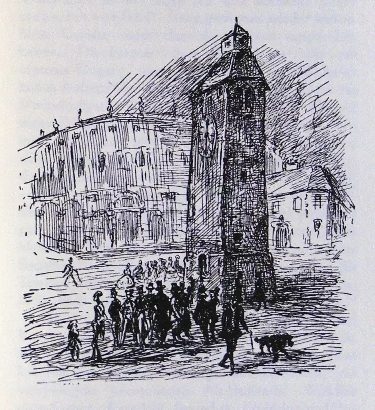 Альфред Кубин. Иллюстрация к роману «Другая сторона», 1909