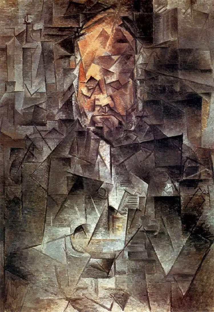 Кубизм. Пабло Пикассо. «Портрет Амбуаза Воллара», 1910 Кубизм. Пабло Пикассо. «Портрет Амбуаза Воллара», 1910