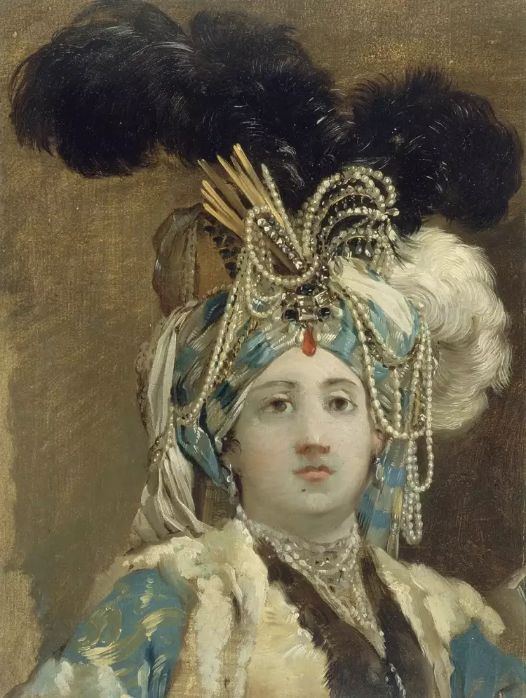Жозеф-Мари Вьен. Картина «Султанша», 1748