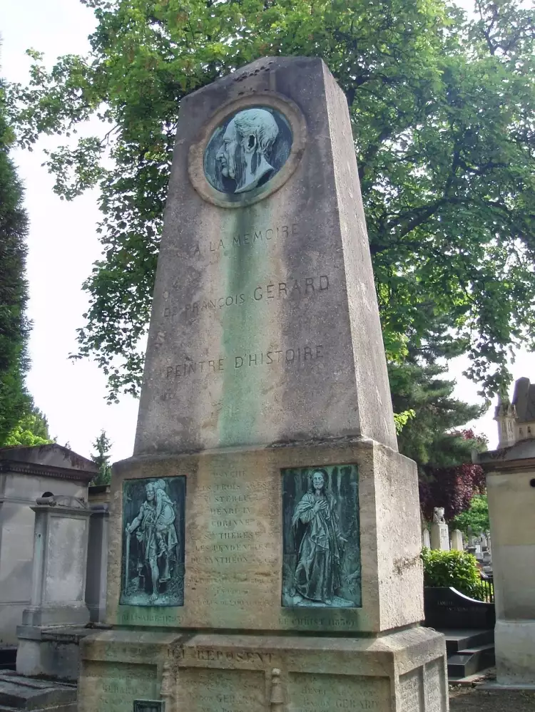 Франсуа Жерар. Франсуа Жерар. Могила художника на кладбище Монпарнас