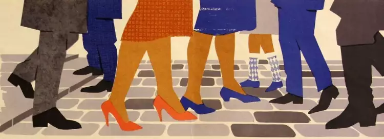 Выставка «Легкой поступью помостовой». Фрагмент плаката «Если болят ноги...» Выставка «Легкой поступью помостовой». Фрагмент плаката «Если болят ноги...»