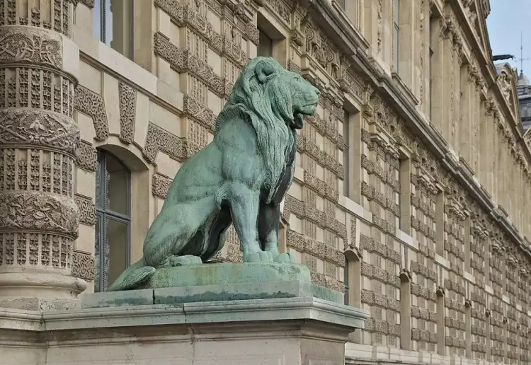 Антуан-Луи Бари. Скульптура «Сидящий лев», 1847