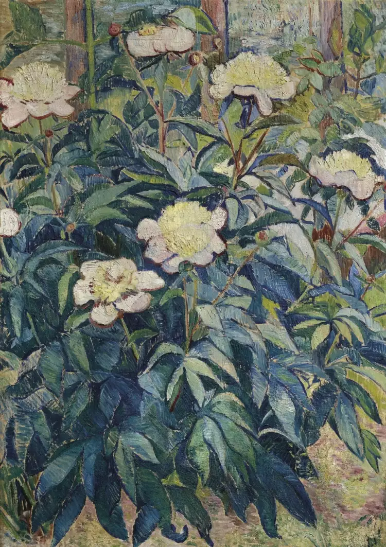 Наталья Гончарова. «Белые пионы», 1913