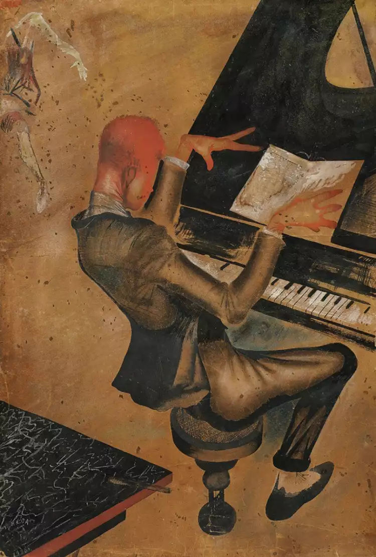 Юрий Иванович Пименов. «Пианист», 1926
