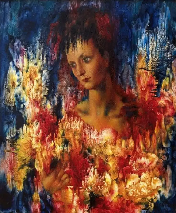 Павел Челищев. Картина «Портрет Патрисии Лопес-Уилшоу», 1941 Павел Челищев. Картина «Портрет Патрисии Лопес-Уилшоу», 1941