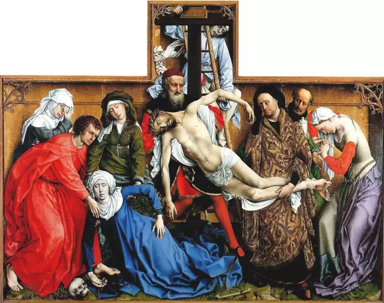 Renaissance. Rogier van der Weyden. The Descent from the Cross, 1435-1440 Renaissance. Rogier van der Weyden. The Descent from the Cross, 1435-1440