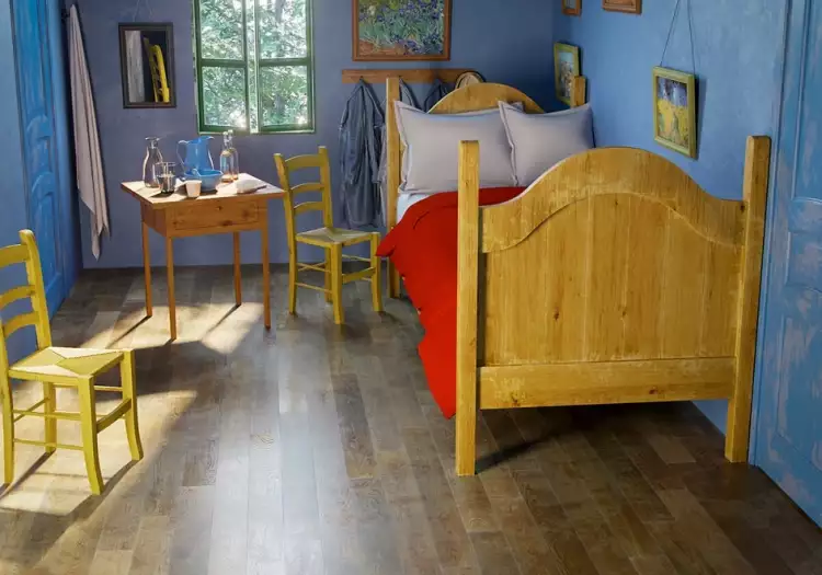 Интерьер спальни Ван Гога