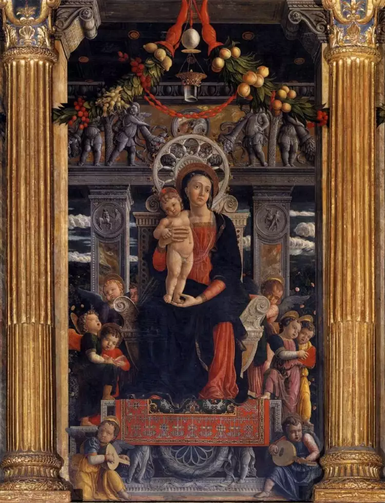Андреа Мантенья. «Дева Мария» (алтарь церкви Сан-Дзено), 1456-1459