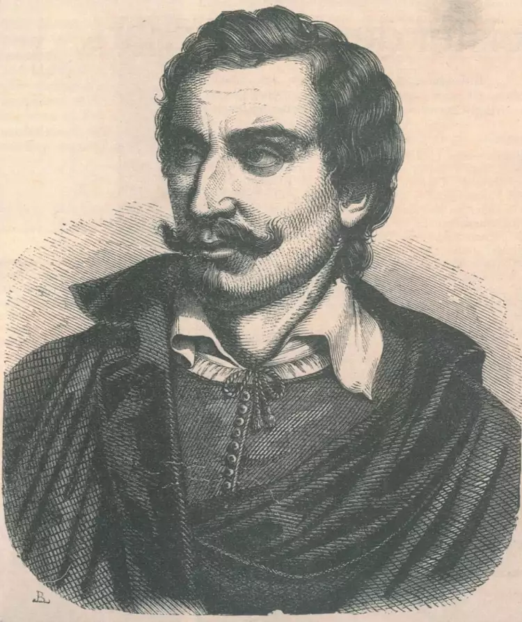 Якоб ван Рёйсдал. Неизвестный автор. Картина. «Предположительный портрет Якоба ван Рёйсдала», дата создания неизвестна