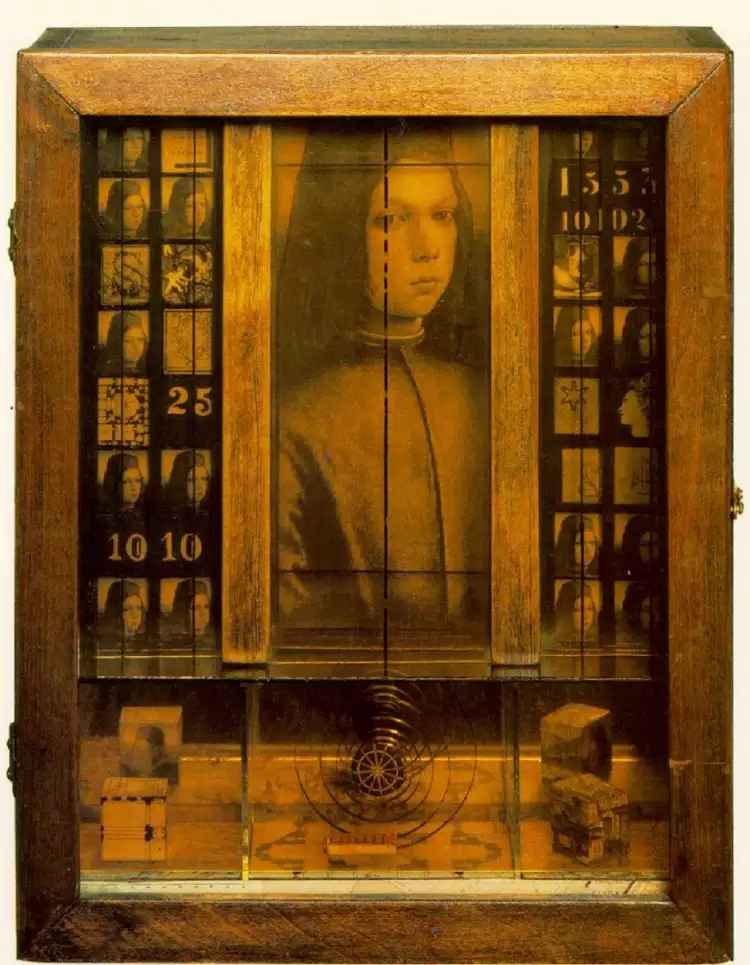 Джозеф Корнелл. Картина Medici Boy, 1942-1952