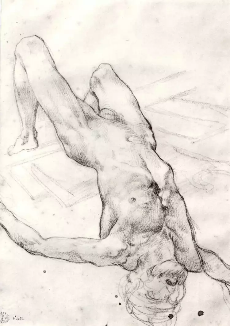 Теодор Жерико. Подготовительный рисунок к картине «Плот „Медузы‟», 1819 Теодор Жерико. Подготовительный рисунок к картине «Плот „Медузы‟», 1819