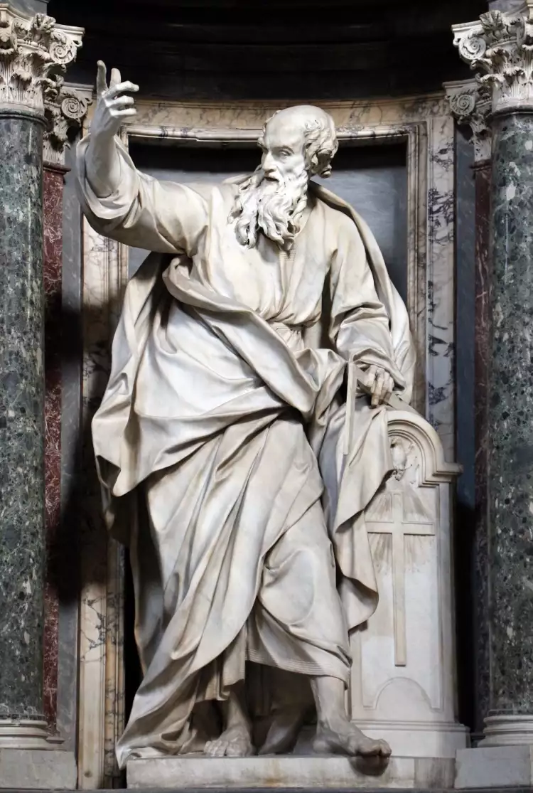 Пьер Ле Гро. Скульптура «Апостол Фома», 1711